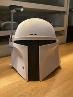 Mandalorian Helmet Prop Replica White Good Condition