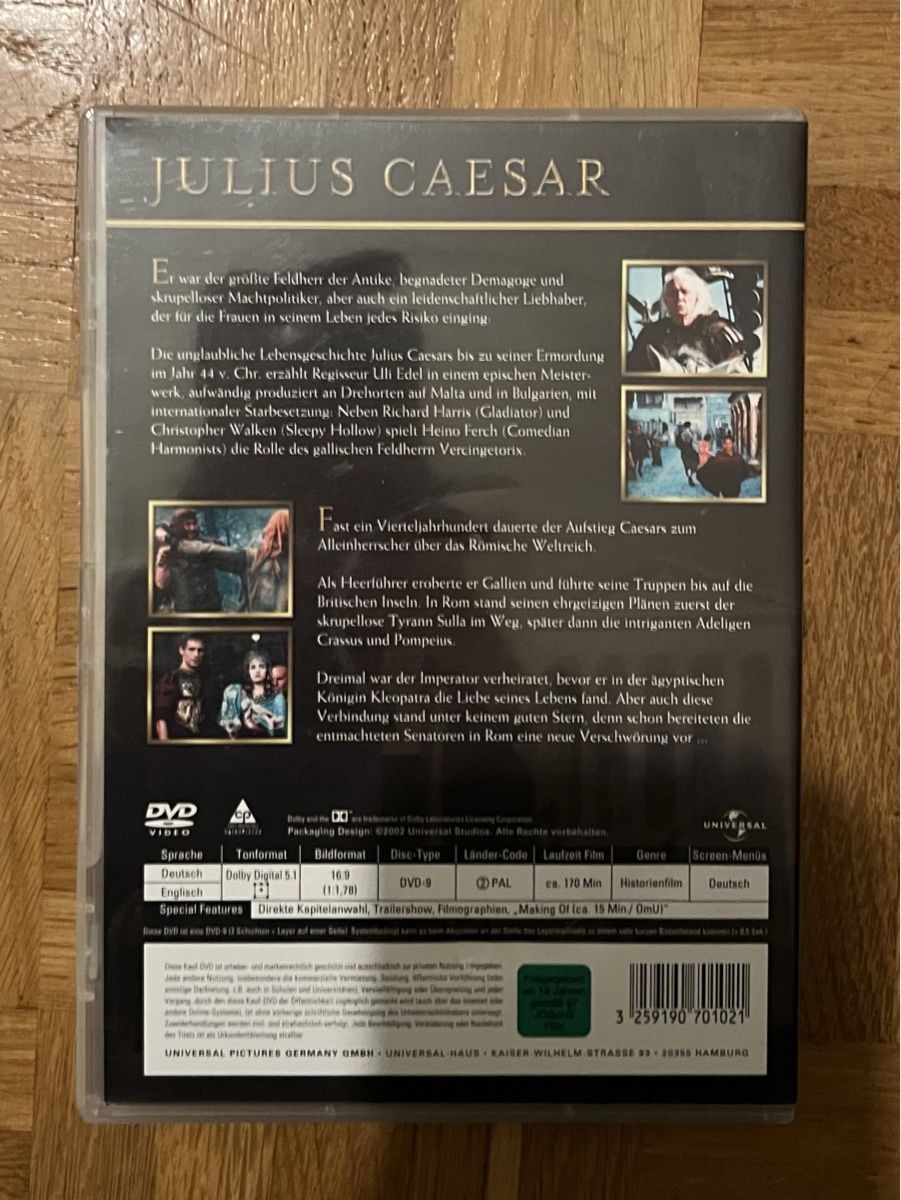 Alle DVDs: Julius Caesar Cäsar DVD – Gebraucht aus Rafz von SaintCruz 1