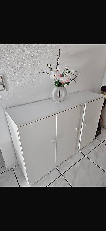 Credenze: Meuble blanc 3 portes multifonctions  – Usato da Massongex venduto da noyane