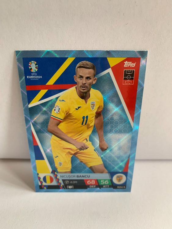 Topps EM Match Attax Bancu Blue Parallel | Acheter sur Ricardo
