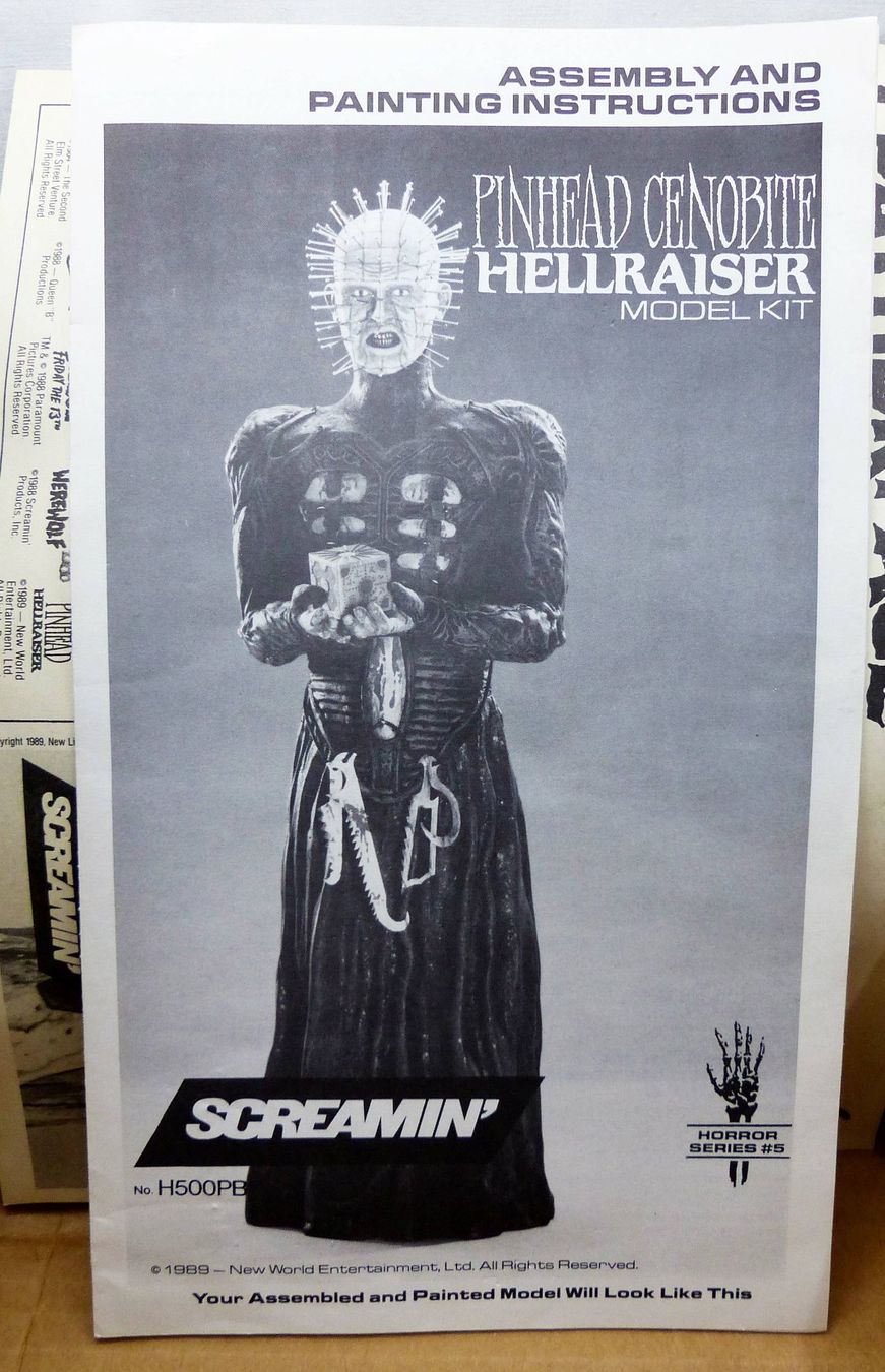 Statuette: PINHEAD CENOBITE HELLRAISER HORROR MODEL KIT SCREAMIN 1989 – Nuovo (secondo la descrizione) da Lugano venduto da YouWantUS 7