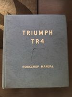 Werkstatthandbuch Triumph TR4, schön & original März 1963