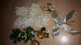Kūnstliche Blumenkränze fuer KerzendecoL
