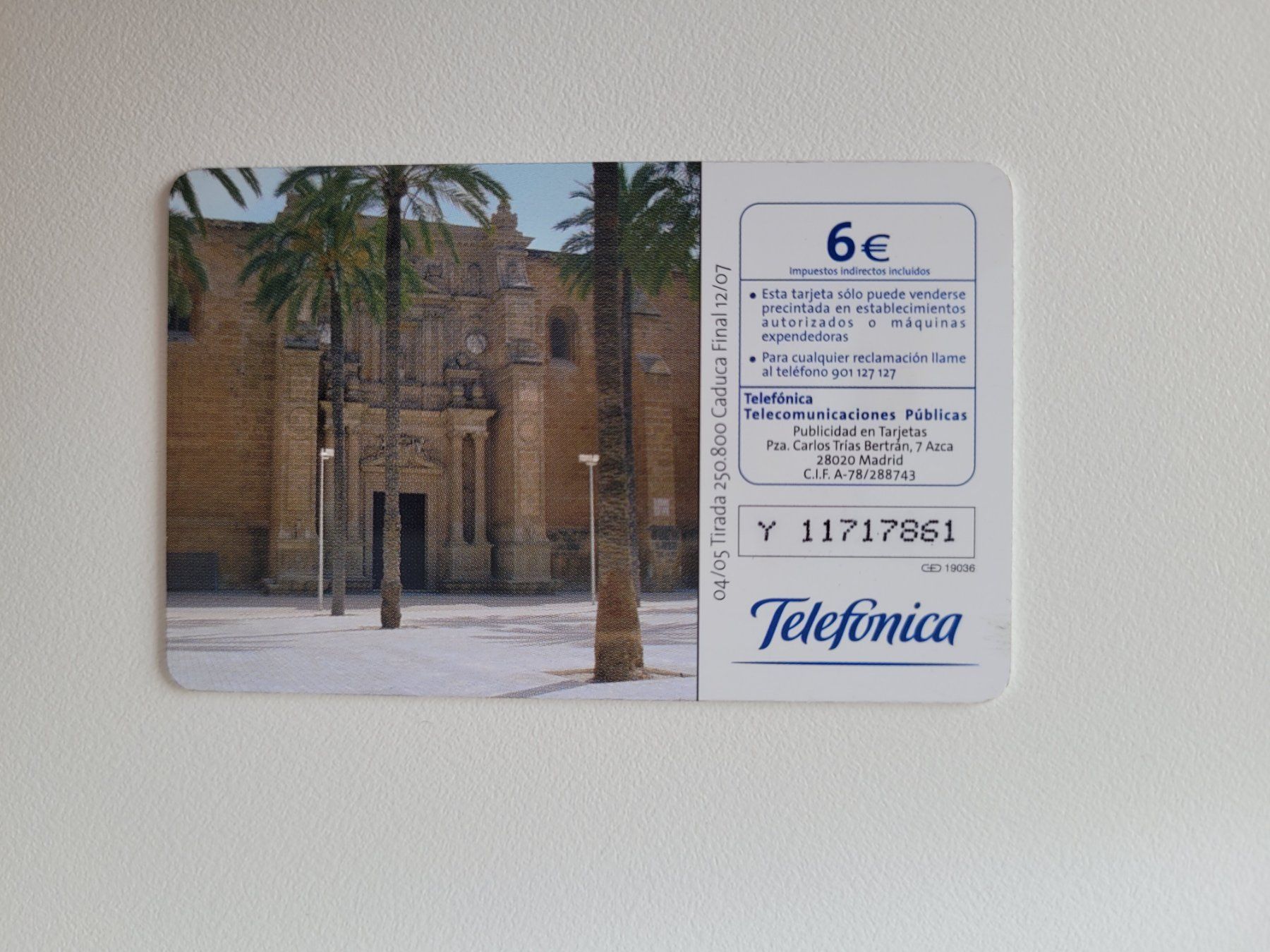 Schede telefoniche: Telefonkarte Spanien "Almería" – Usato da Inwil venduto da Flower2325 1