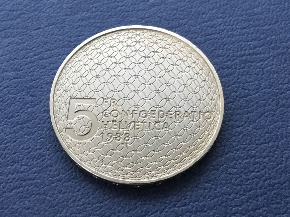 Tutti le monete: ** 5 Franken Olimpiade Bewegung 1988 – Usato da St. Margrethen SG venduto da alfapeugeot10 1