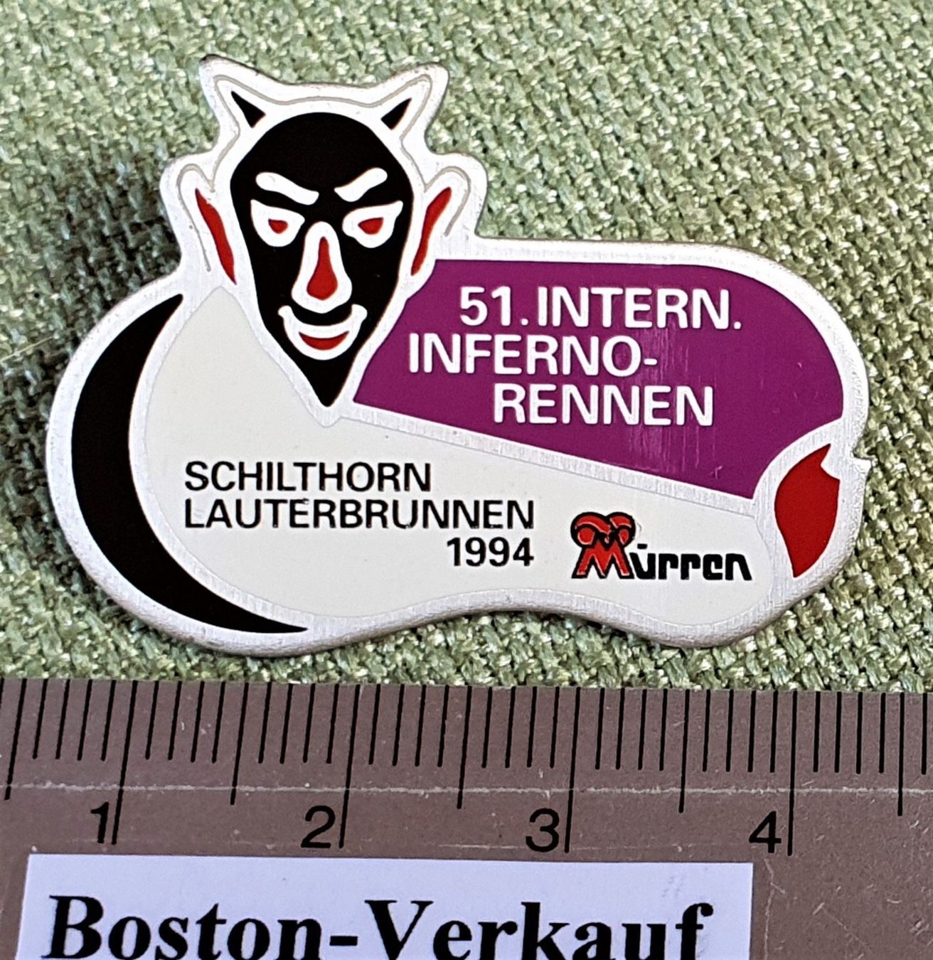 Tutti i francobolli: F718 - Mürren Infernorennen 1994 Schweiz – Usato da Reinach BL venduto da Boston-Verkauf 1