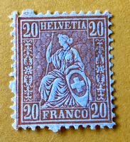 Sitzende Helvetia UNGESTEMPELT   ﻿Siehe Original Fotos   