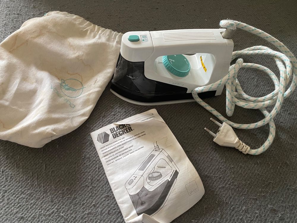 Fer à Repasser De Voyage Black & Decker Stowaway Vintage - Réglage Vapeur - 120V
