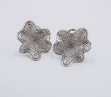 DIAMANTOHRSCHMUCK IN 750 WEISSGOLD