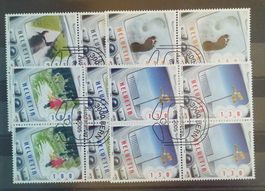 2538) 1173-76, Satzein Land unterwegs ET im 4-Block Kt. 59
