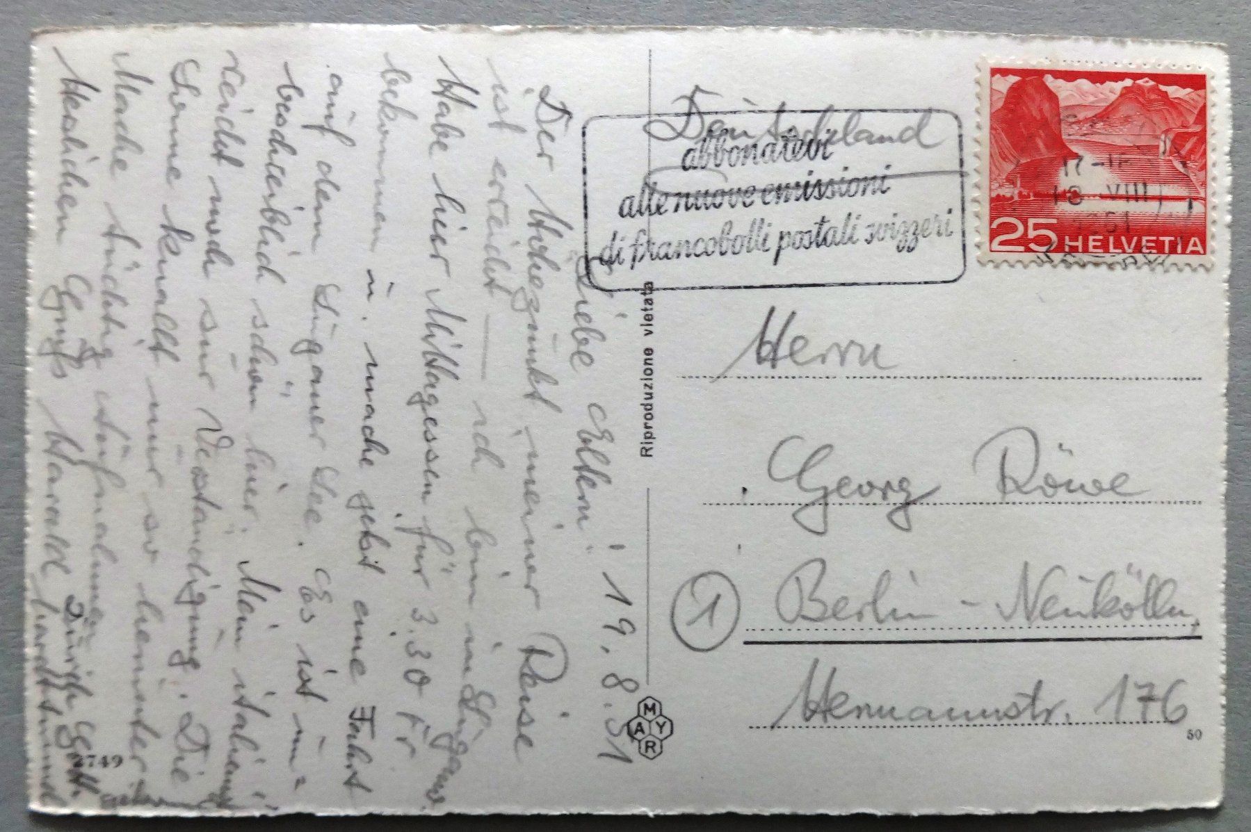 Cartes postales: Lugano – D'occasion à Fétigny par Billy2miny 1