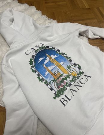 Kapuzenpullover Casablanca weiss Grösse M Neu