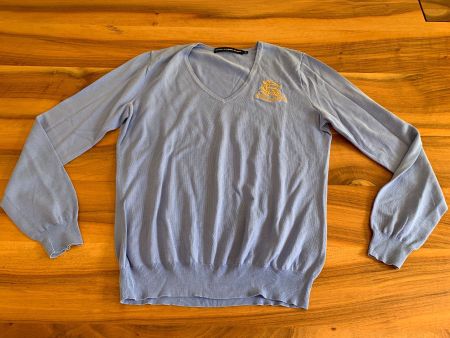 RALPH LAUREN schöner Pullover Stickerei Gold Gr. L