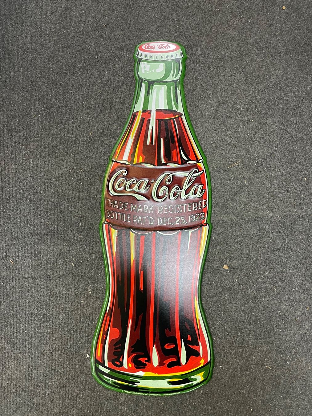 Coca-Cola Insegne: Coka Cola Flasche Schild repro – Nuovo (secondo la descrizione) da AARBURG venduto da cheapstuff