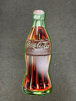 Coka Cola Flasche Schild repro