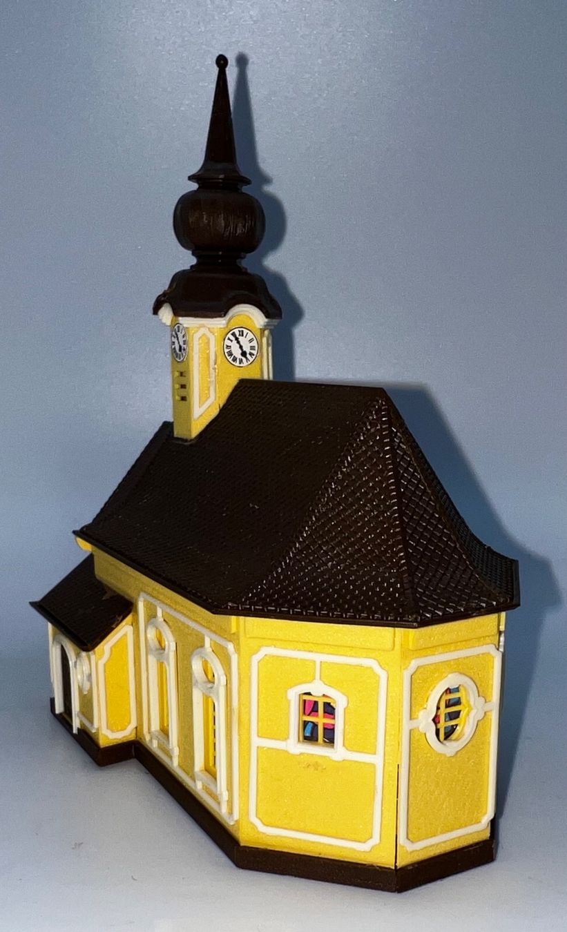 Vollmer Modellini di ferrovie: Vollmer-N, Alpenkirche (47740) – Usato da Basel venduto da jonnyhaas 4