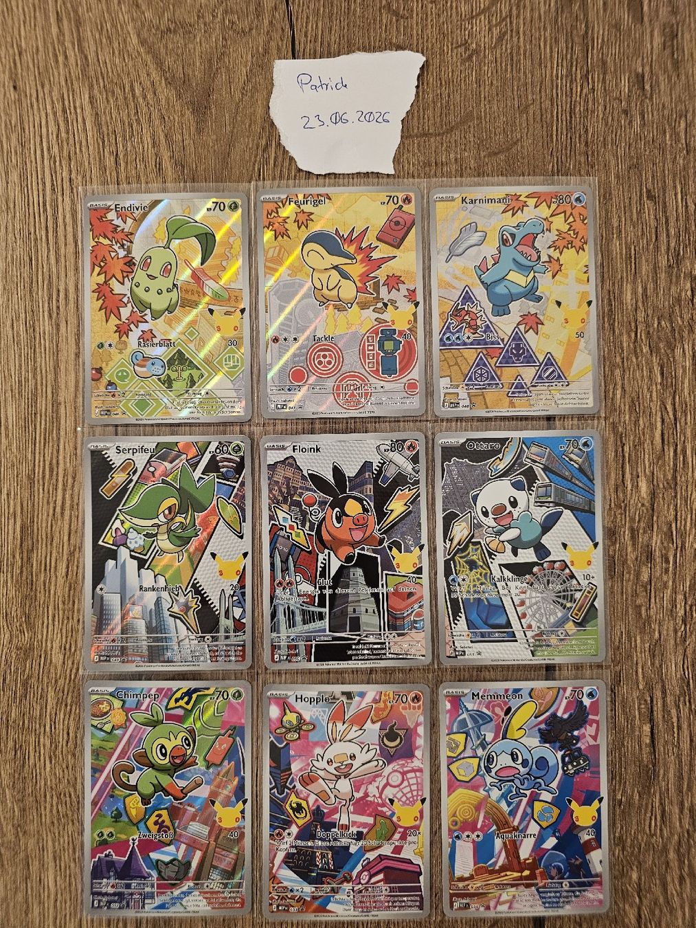 Pokémon Sammelbilder & Trading cards: Pokemon First Partner Series 2 Set DE – Neu (gemäss Beschreibung) aus Kaiseraugst von P4ddy