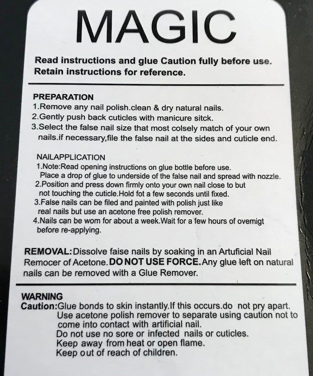 Ongles artificiels: Fake nails – Neuf avec emballage d'origine à Delémont par CH_Marc 1