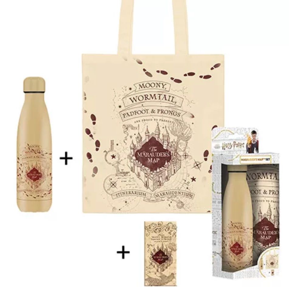 Borracce & Thermos: SET - HARRY POTTER - CARTE DU MARAUDEUR – Nuovo e nell'imballaggio originale da Châtelaine venduto da BONNE_AFFAIRE