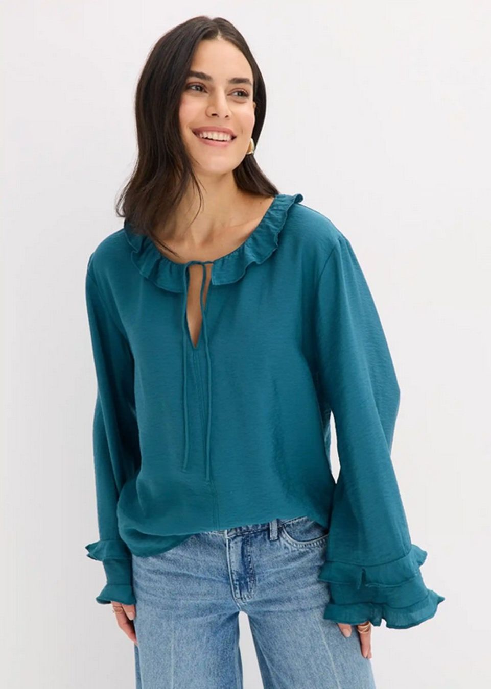 Camicette: Blouse à volant NEUVE – Nuovo (secondo la descrizione) da La Chaux-de-Fonds venduto da matsujun