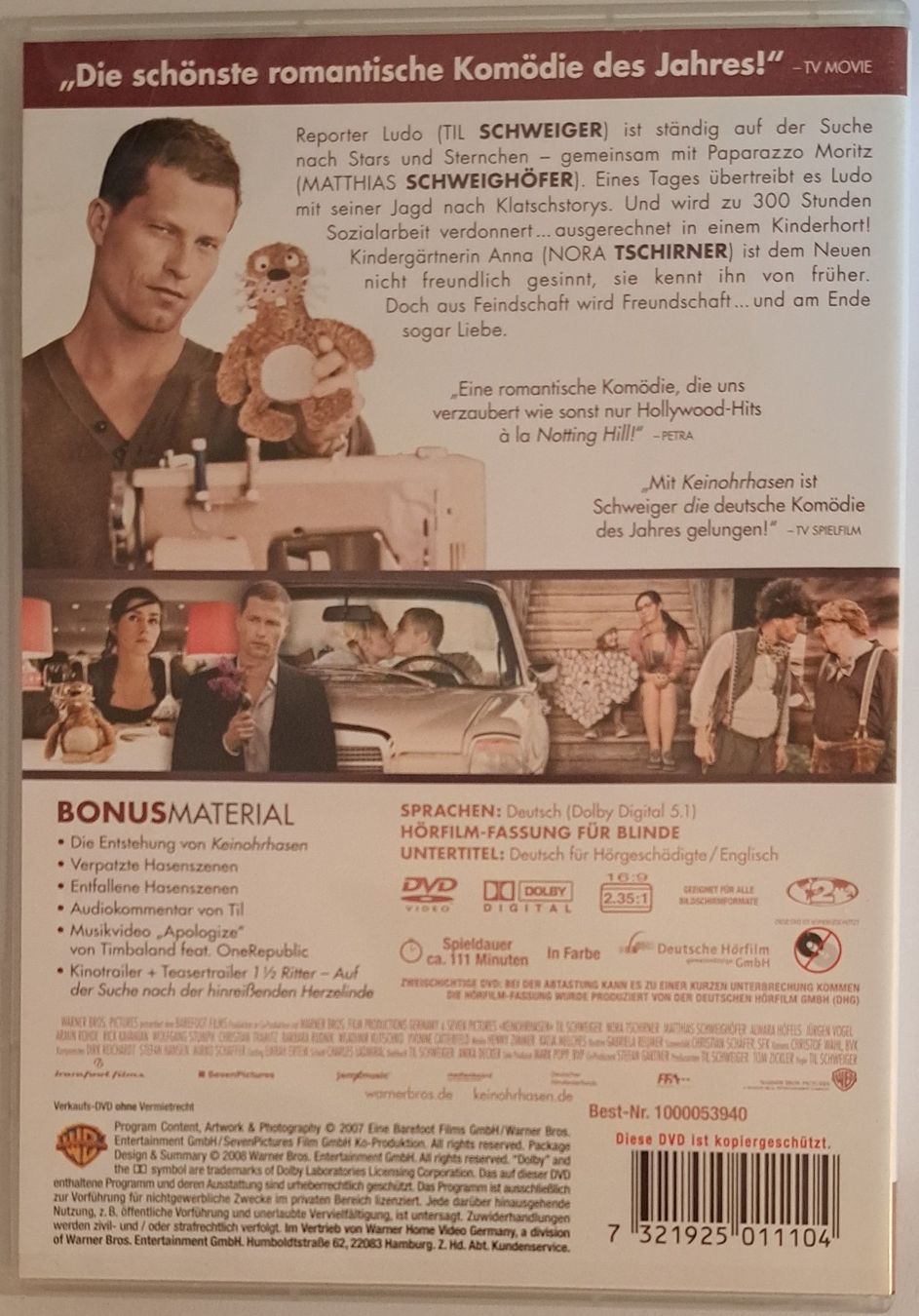 Tutti i DVDs: Keinohrhasen – Usato da Tenniken venduto da mik_6mxg 1