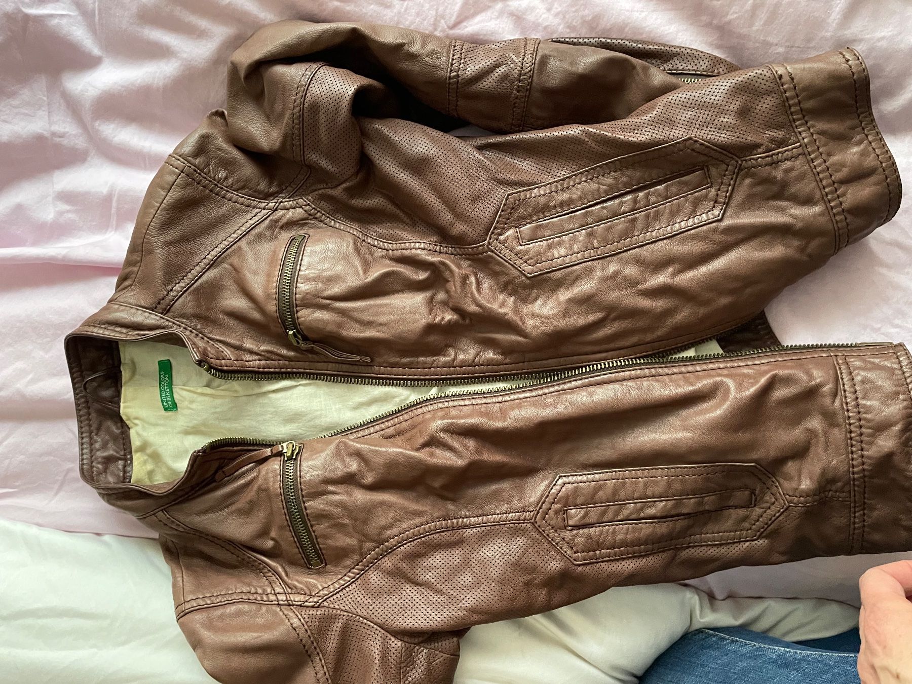 Benetton Giacche: Lederjacke Benetton – Usato da Zunzgen venduto da mel_y6w2