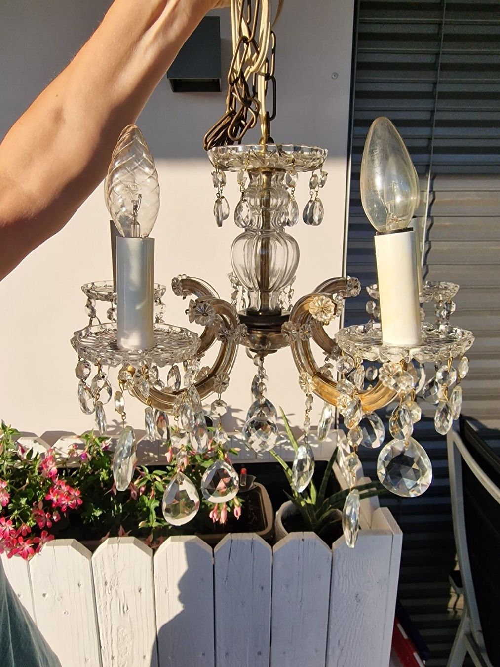 Lampen: Kristallkronleuchter – Gebraucht aus Laufenburg von may_r2st