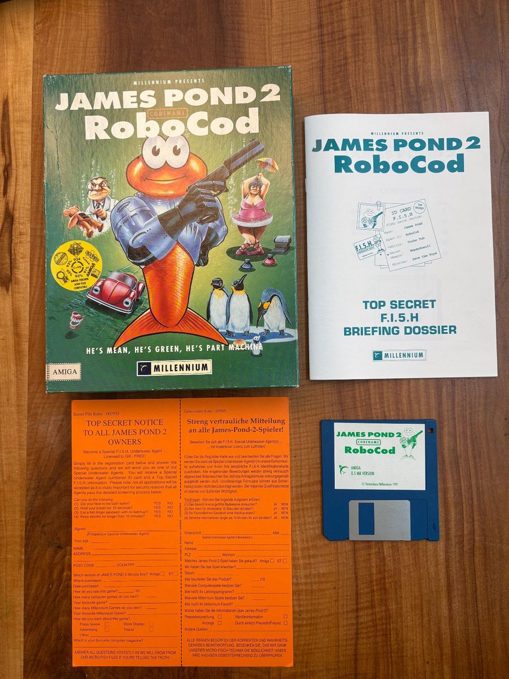 Giochi: Amiga Spiel: James Pond 2 - Codename RoboCod (Big Box!) – Usato da Niederhasli venduto da Manuf0 2