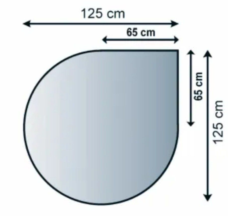 Rivestimenti per pavimenti: Chemineeofen Bodenplatte Securitglas – Nuovo e nell'imballaggio originale da rafz venduto da surri01