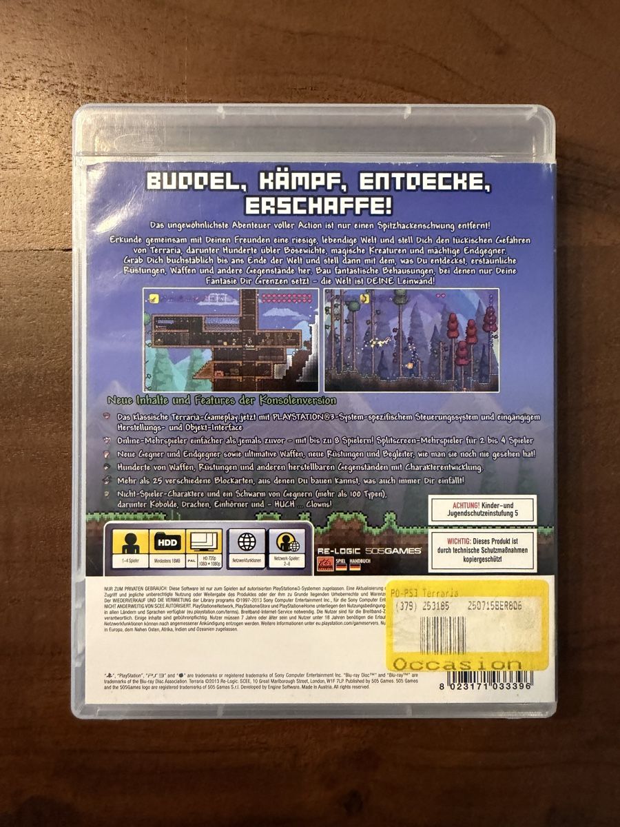 Sony Giochi: Terraria für PS3 – Usato da Thunstetten venduto da Virus_33 2
