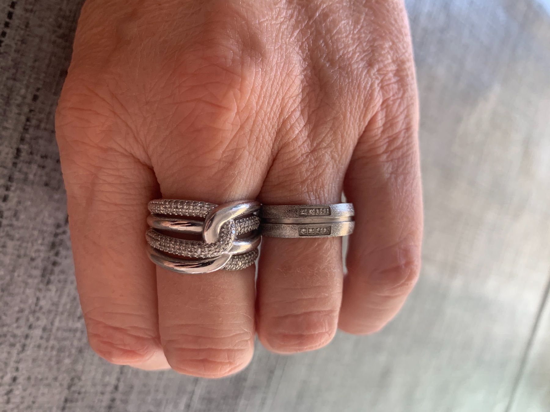 Ringe: Bague en acier – Gebraucht aus Fully von Sassa68 1