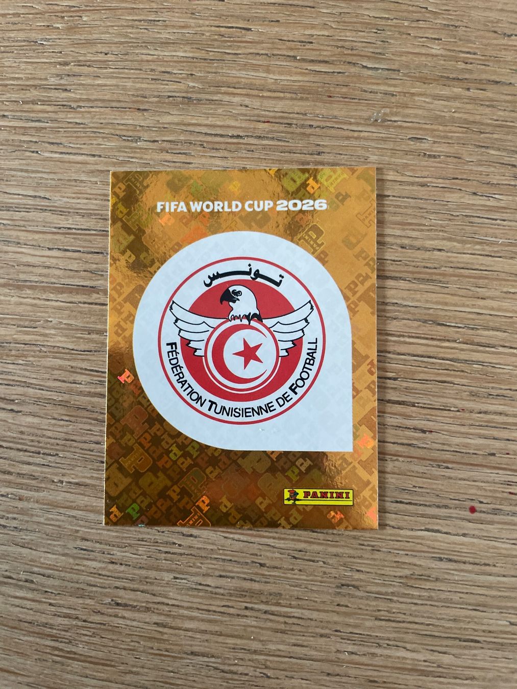 Panini Carte collezionabili: Logo Tunisie Foot 2026 – Usato da Grandval venduto da Deutes02