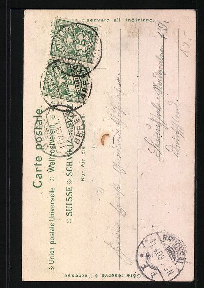 Cartoline postali: Hübsche Appenzellerin im Trachtenkleid, – Usato da Berlin venduto da bartko-reher 1