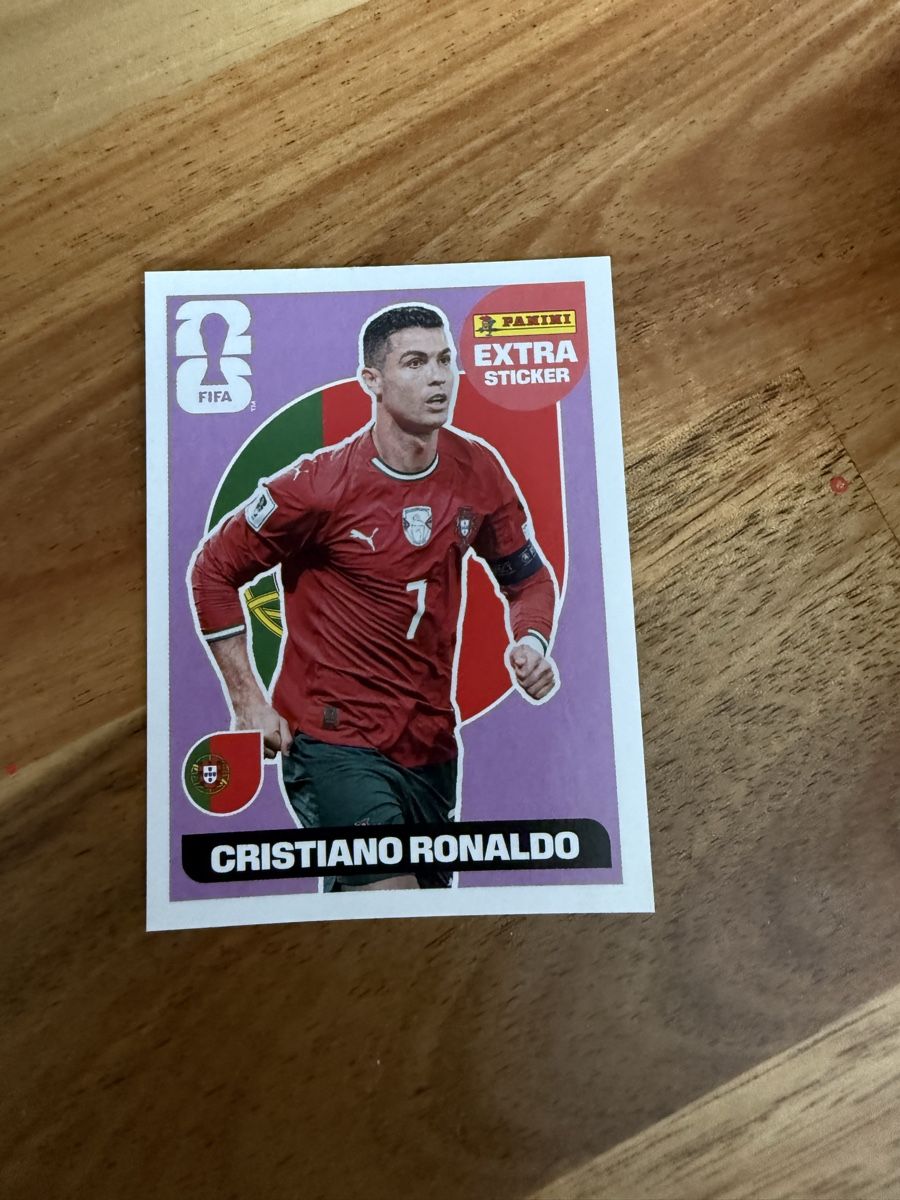Panini Carte collezionabili: Extra Sticker Cristiano Ronaldo – Nuovo e nell'imballaggio originale da Maienfeld venduto da Marija123