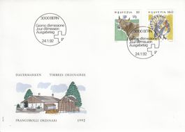 1990/93 789-95 Tiere Dauermarken 4 FDC