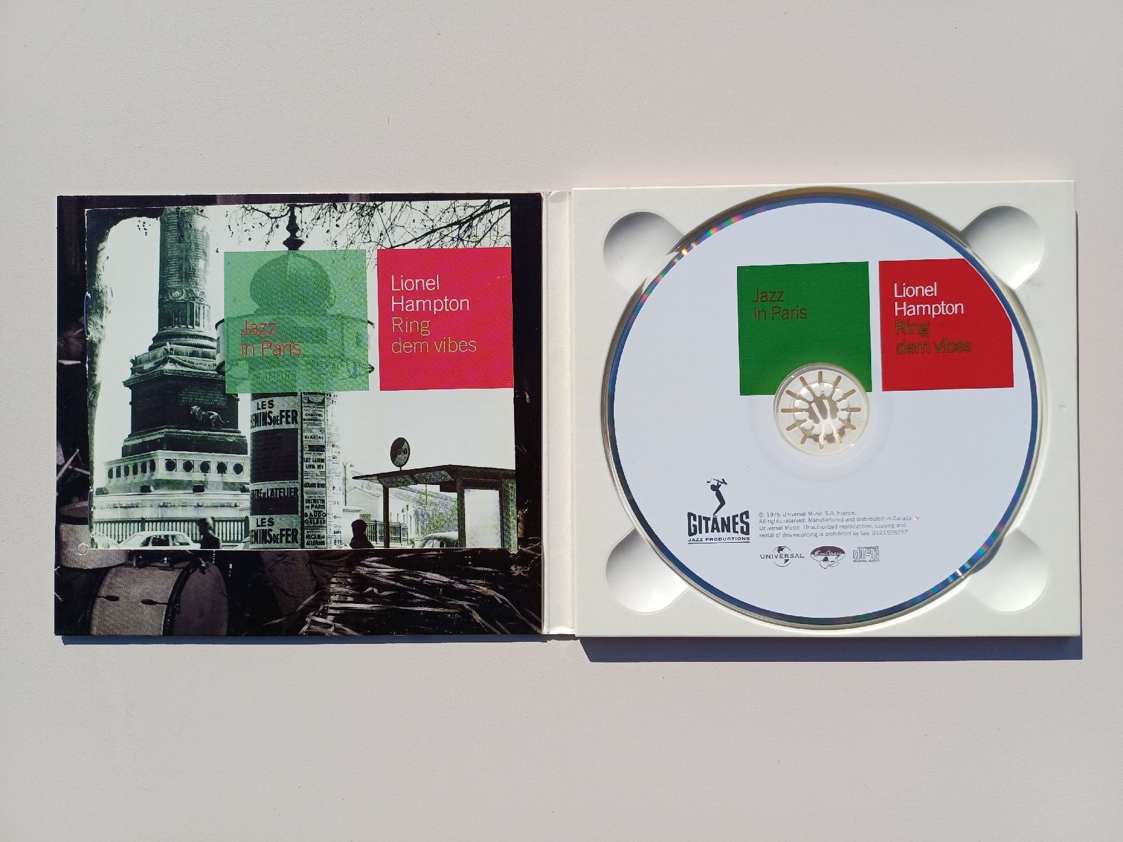CD: Lionel Hampton "Ring dem vibes" CD digipack – Usato da Begnins venduto da Drastic-Sound 2