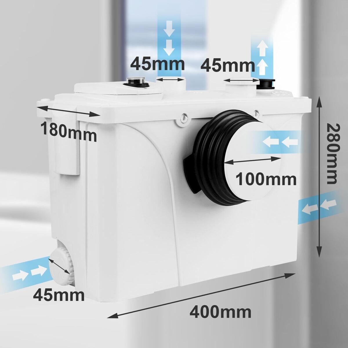 Pumpen & Teile: 700W  Hebeanlage Schmutzwasserpumpen WC… – Neu und originalverpackt aus Schaffhausen von VendemosSchweiz 6