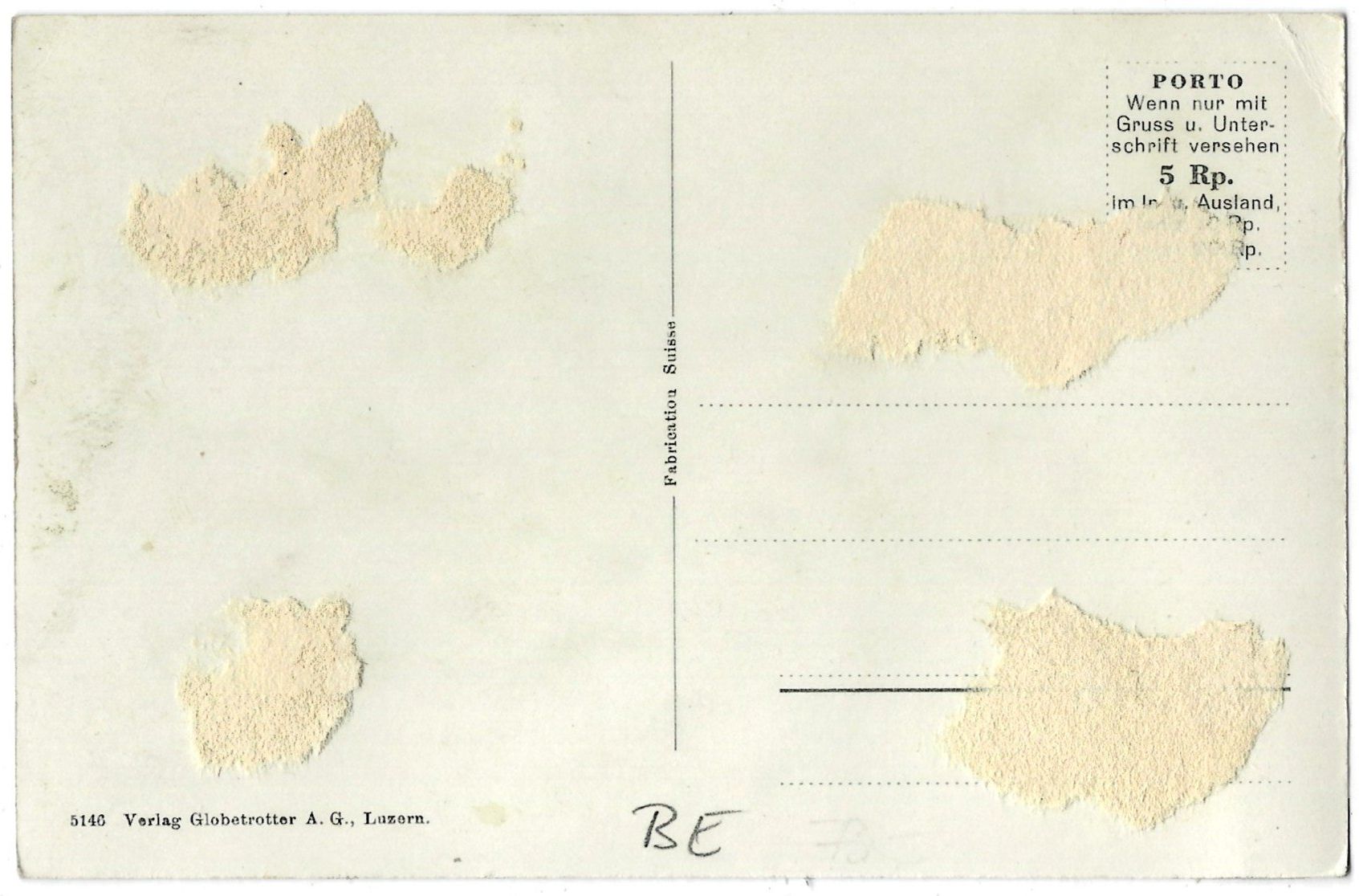 Ansichtskarten: Wasserwendi  (Hasliberg) – Gebraucht aus Bütschwil von Jackson1A 1