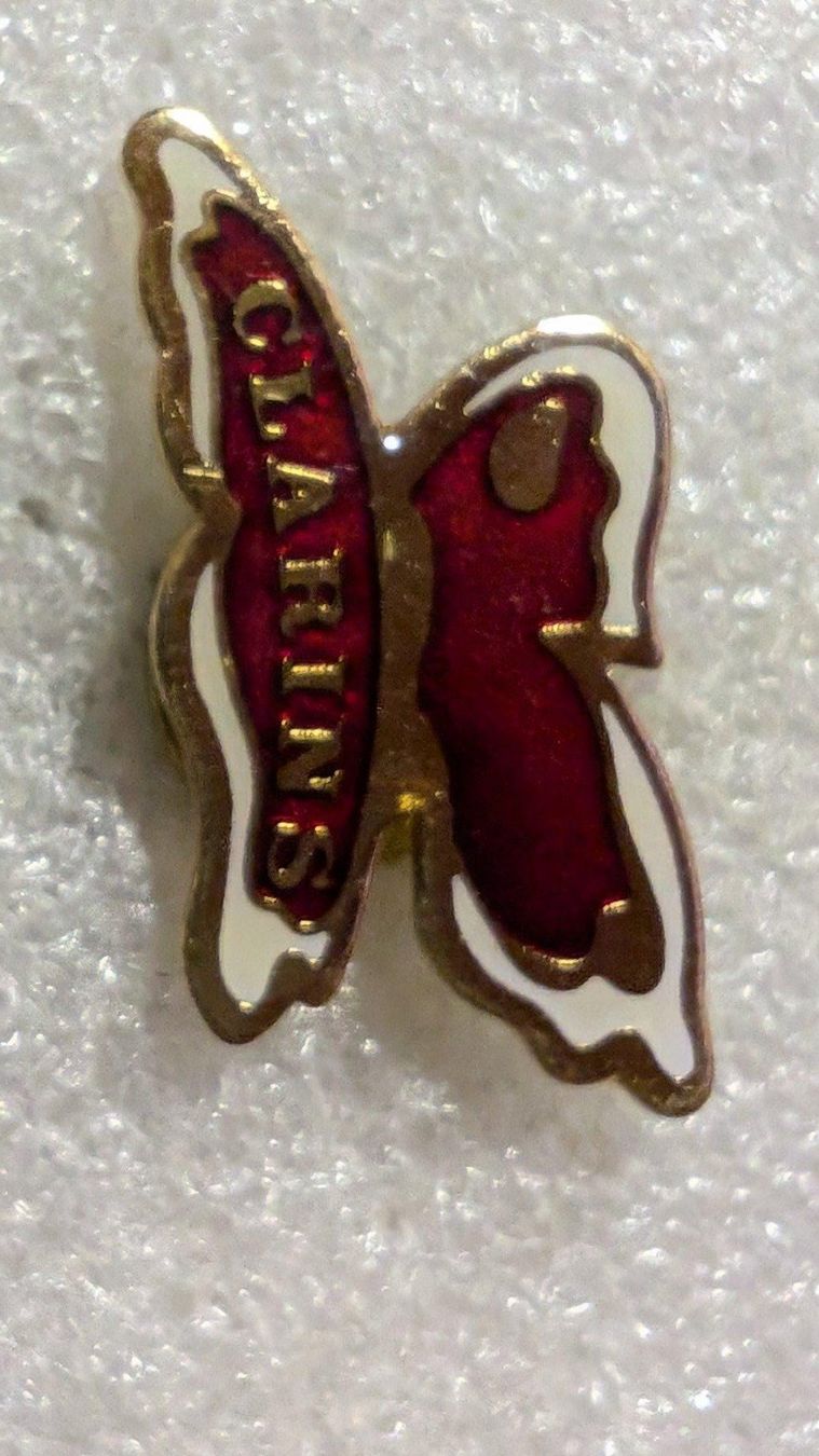Placchette & Badge: Ansteckpin 211: Clarins – Usato da Oppligen venduto da Pin-Fall-Shop