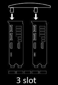 Asus Grafikkarten: Asus ROG NVLink Bridge for RTX GPU 3-slot – Gebraucht aus Chavannes-près-Renens von  4