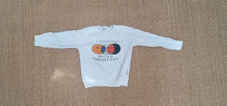 Molo Pullover Ecru, Motiv United Imaginations