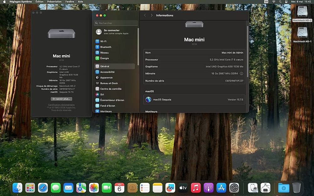 Mac Mini 2018 - 3,2 GHz Intel Core - i7 - 6 coeurs (Gebraucht) in ...