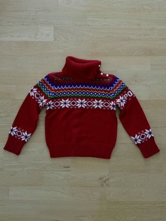 Polo Ralph Lauren Strickpullover rot Grösse 6 Jahre