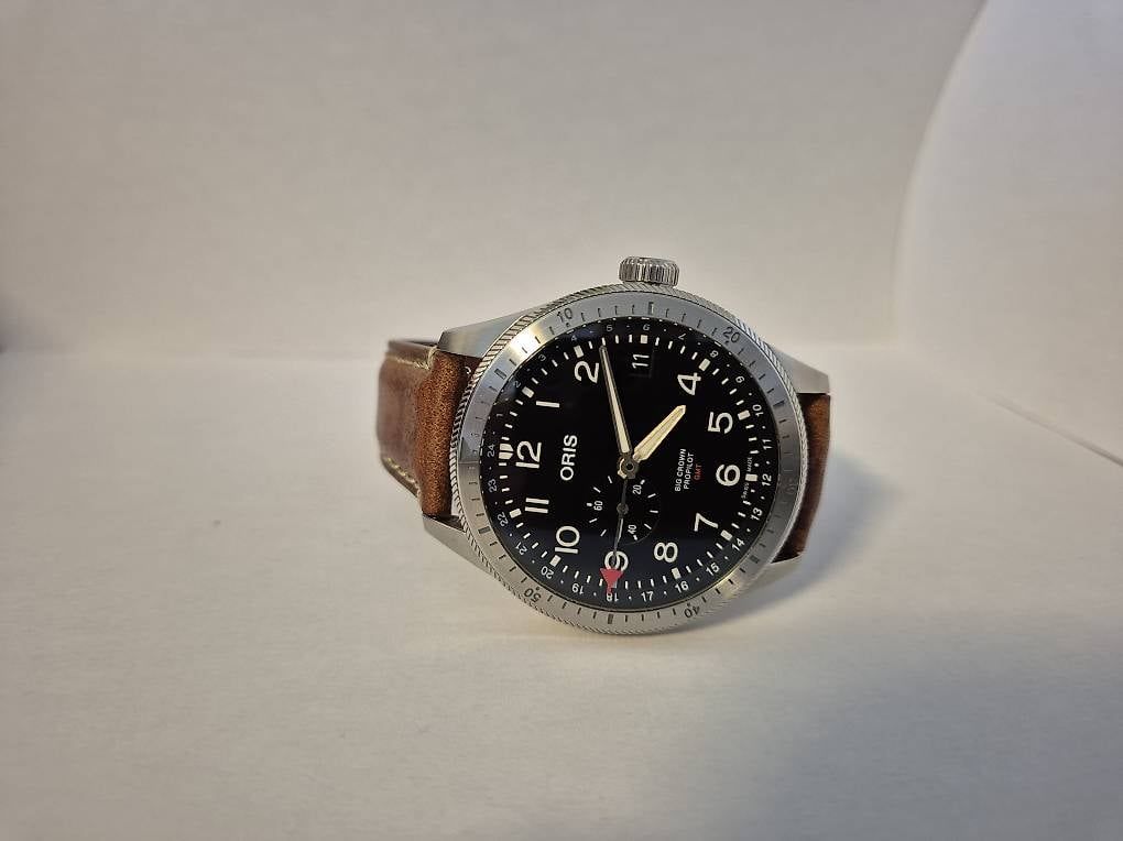 Montres: Oris ProPilot Big Crown ProPilot Timer GMT – D'occasion à Dornach par Schoggibaum