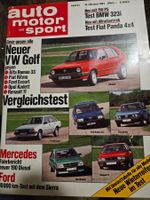 AMS 21/83  Golf Kadett Ritmo Fiat Panda 4x4 BMW 323 i MG xx