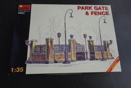 MiniArt Park Gate & Fence 35007 1:35 Plastic Model Kit
