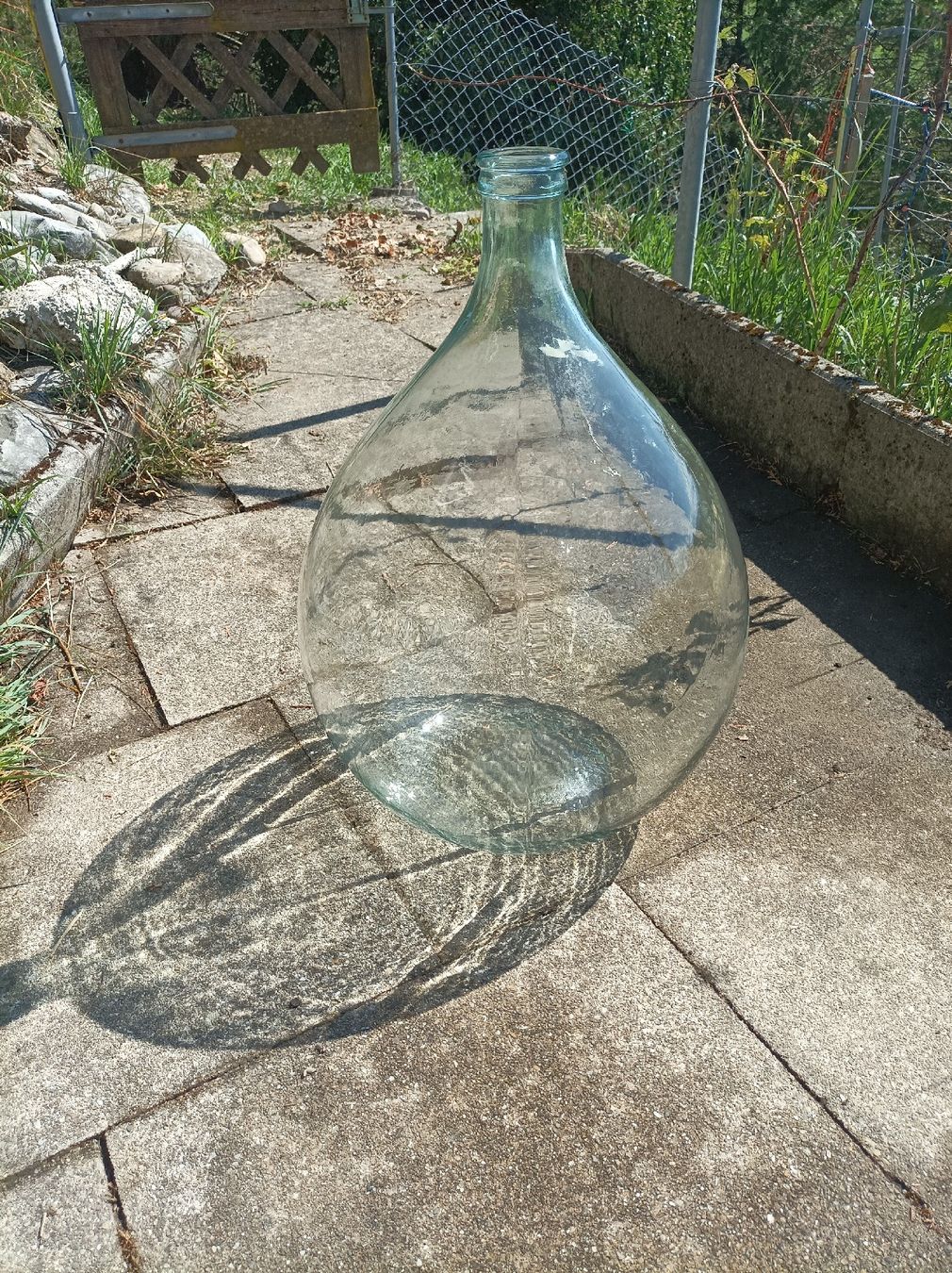 Accessori: Glasflasche Ballon mit Plastikkorb  54 lt. – Usato da Rüti ZH venduto da eismeralda 1