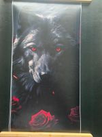 Aufkleber Mittelsäule Wolf