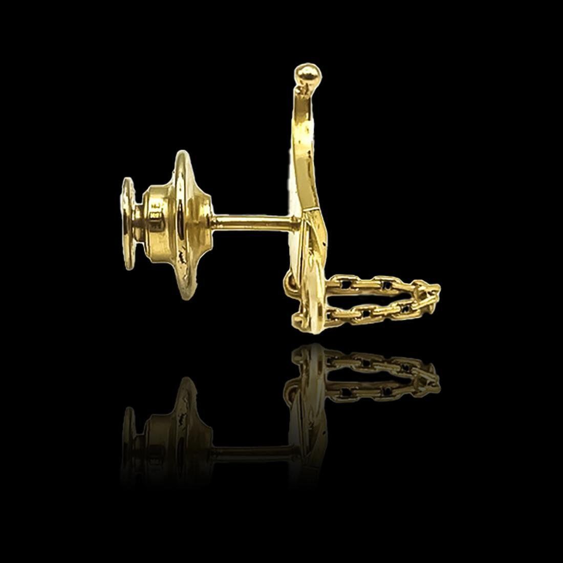 Broschen & Nadeln: Saudi-arabische "Khanjar"-Brosche aus Gold – Gebraucht aus Lugano von Historianlugano 2