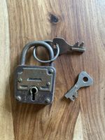Vintage Vorhängeschloss mit 2 Schlüsseln - Rarität!